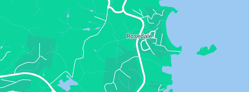 Map showing the location of A Batemans Bay Florist in Rosedale, NSW 2536