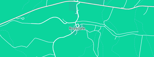 Map showing the location of Rosedale Branch Little Athletics Centre Inc in Rosedale, QLD 4674