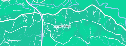Map showing the location of Rosemount Turf in Rosemount, QLD 4560