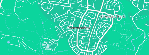Map showing the location of Fairview Tv Rosemeadow in Rosemeadow, NSW 2560