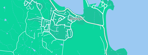 Map showing the location of Rosslyn Bay Fishermen's Market in Rosslyn, QLD 4703