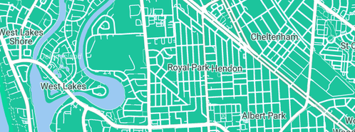 Map showing the location of A A Woodfast Machinery Co in Royal Park, SA 5014