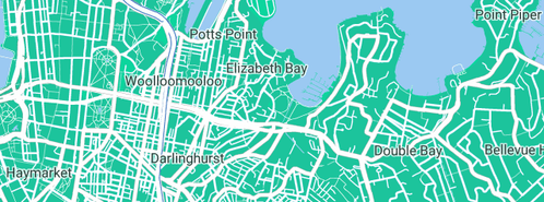 Map showing the location of Wine Class in Rushcutters Bay, NSW 2011