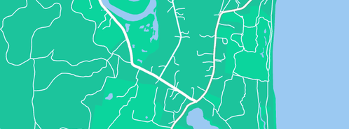 Map showing the location of Scamander Beach Surf Shop in Scamander, TAS 7215