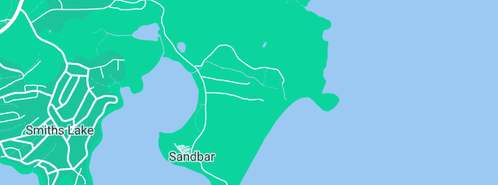 Map showing the location of Sheather's Machinery Pty Ltd in Sandbar, NSW 2428