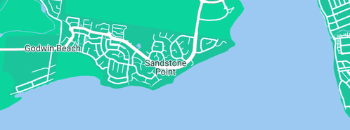 Map showing the location of Sandstone Point Boat Hire in Sandstone Point, QLD 4511