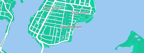 Map showing the location of Sails Restaurant in Sandringham, NSW 2219