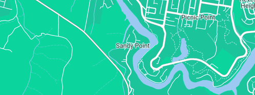 Map showing the location of Window Property Group | Buyer's Agents in Sandy Point, NSW 2172