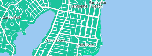 Map showing the location of CVS Complete Video Solutions in Sans Souci, NSW 2219