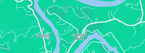 Map showing the location of Hillcrest in Sackville North, NSW 2756