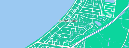 Map showing the location of Rock Hard Render in Safety Beach, VIC 3936