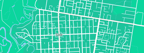 Map showing the location of Ral Constructions in Sale, VIC 3850