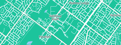 Map showing the location of Lawrence & Hanson in Salisbury South, SA 5106