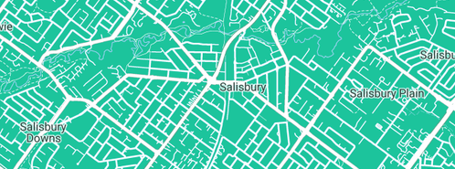 Map showing the location of Salisbury Memorial Park in Salisbury, SA 5108