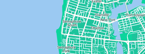 Map showing the location of Gordon Sandison Pty Ltd in Semaphore South, SA 5019