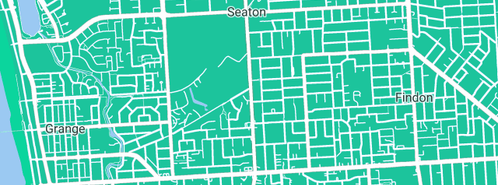 Map showing the location of Second Living Furniture in Seaton, SA 5023