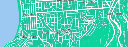 Map showing the location of SEAVIEW FENCING & RETAINING in Seaview Downs, SA 5049