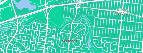 Map showing the location of Walking Trowels Plastering in Seabrook, VIC 3028