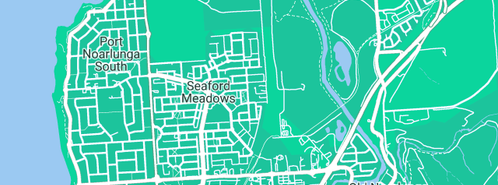 Map showing the location of Mr Solution Pest Control in Seaford Meadows, SA 5169