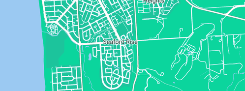 Map showing the location of English Rose Funerals in Seaford Rise, SA 5169