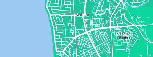 Map showing the location of Australian Window Solutions in Seaford, SA 5169