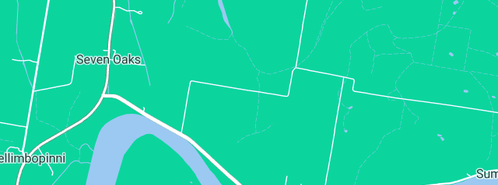 Map showing the location of Annette Ward in Seven Oaks, NSW 2440