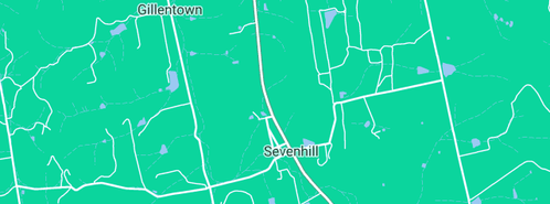 Map showing the location of Skillogalee Wines in Sevenhill, SA 5453