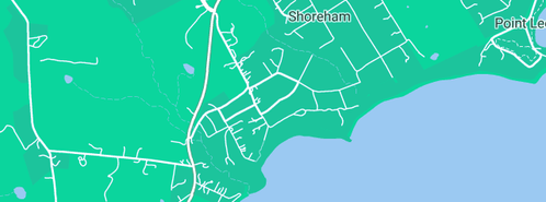 Map showing the location of Ashcombe Maze & Tearooms in Shoreham, VIC 3916
