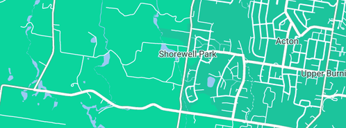 Map showing the location of Burnie Community House Inc in Shorewell Park, TAS 7320