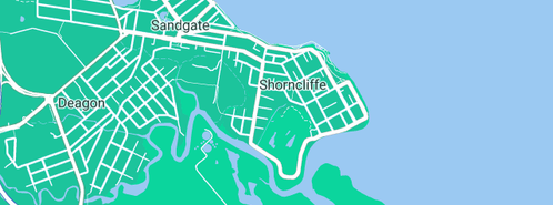 Map showing the location of Palm Technology in Shorncliffe, QLD 4017