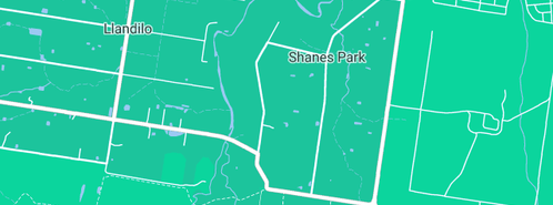 Map showing the location of SP Flowers in Shanes Park, NSW 2747