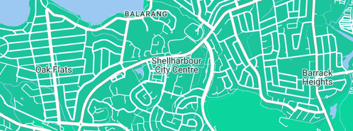 Map showing the location of Rebecca Bailey & Associates in Shellharbour City Centre, NSW 2529