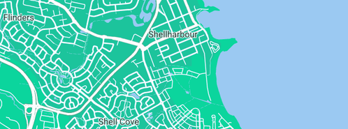 Map showing the location of Rachael Hardy in Shellharbour, NSW 2529