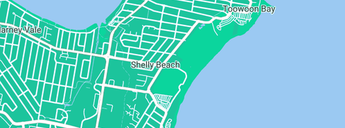 Map showing the location of Stephanie Tuckwell Quality Cakes And Catering in Shelly Beach, NSW 2261
