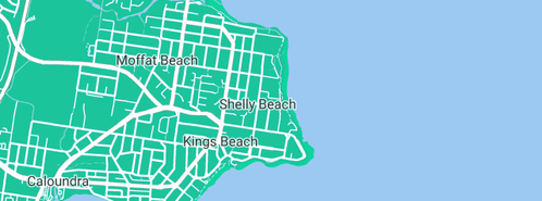 Map showing the location of Pretty Floral Things in Shelly Beach, QLD 4551