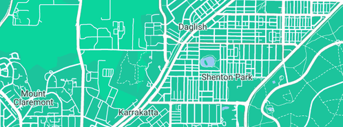 Map showing the location of Arbor Centre Pty Ltd in Shenton Park, WA 6008