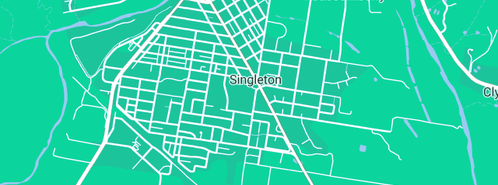 Map showing the location of Supercheap Auto Singleton in Singleton, NSW 2330