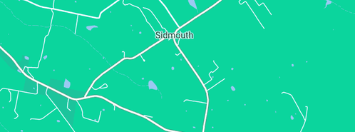 Map showing the location of Nigel Barwick in Sidmouth, TAS 7270