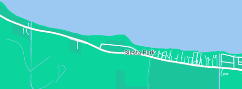 Map showing the location of Apostolic Campsite Busselton in Siesta Park, WA 6280