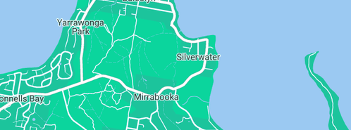 Map showing the location of Promotion Displays in Silverwater, NSW 2264