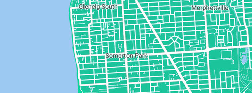 Map showing the location of The Outdoor Scene in Somerton Park, SA 5044