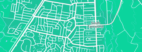 Map showing the location of Happy Housekeepers in South Tamworth, NSW 2340