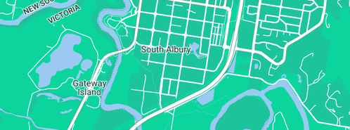 Map showing the location of Tucker on Townsend in South Albury, NSW 2640