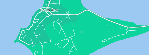 Map showing the location of South Arm Community Pharmacy in South Arm, TAS 7022