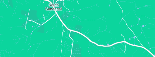 Map showing the location of Gundagai Rail Bridge in South Gundagai, NSW 2722