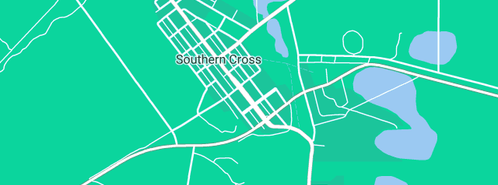 Map showing the location of Southern Cross Surveys in Southern Cross, WA 6426