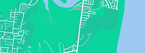 Map showing the location of TR Cable Info/Structures in Slade Point, QLD 4740