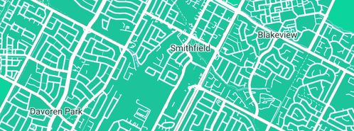 Map showing the location of fryz garden maintenance in Smithfield, SA 5114