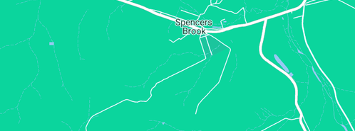 Map showing the location of Piano with Rebecca in Spencers Brook, WA 6401