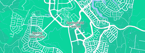 Map showing the location of Springfield Medical Centre in Springfield Central, QLD 4300